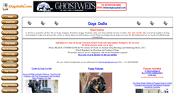 Desktop Screenshot of dogsindia.com